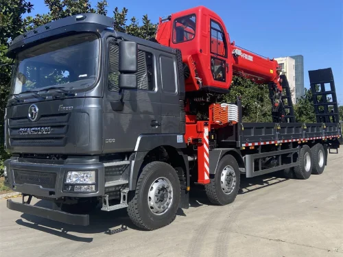 Cần cẩu gắn trên xe tải, cần cẩu 20 tấn gắn trên xe 12 bánh